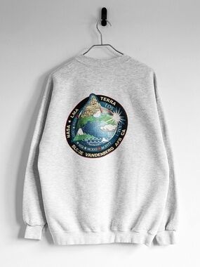 Rare Vintage Y2K NASA AC141 Launch Crewneck Sweatshirt